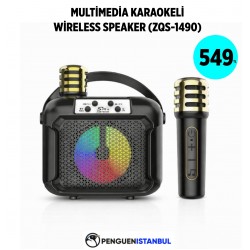 MULTİMEDİA KARAOKELİ WİRELESS SPEAKER (ZQS-1490)
