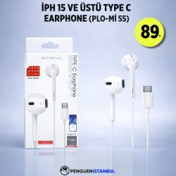 İPH 15 VE ÜSTÜ TYPE C EARPHONE (PLO-Mİ 55)
