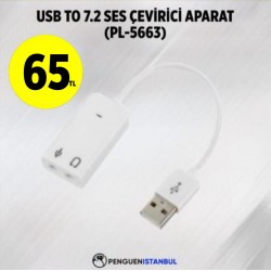 USB TO 7.2 SES ÇEVİRİCİ APARAT (PL-5663)