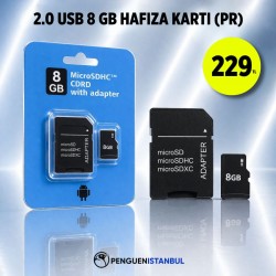 2.0 USB 8 GB HAFIZA KARTI (PR)