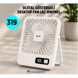 DİJİTAL GÖSTERGELİ DESKTOP FAN (AC-BWFN8)