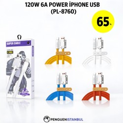 120W 6A POWER İPHONE USB (PL-8760)