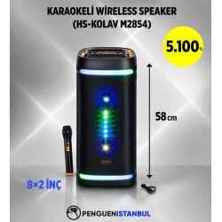 KARAOKELİ WİRELESS SPEAKER (HS-KOLAV M2854)