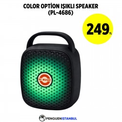 COLOR OPTİON IŞIKLI SPEAKER (PL-4686)