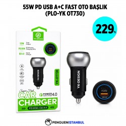 55 PD USB A+C FAST OTO BAŞLIK (PLO-YK 0T730)