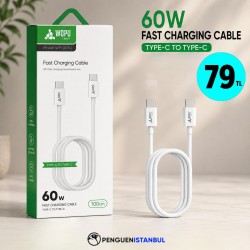 60W FAST TYPE C TO TYPE C CHARGİNG CABLE 