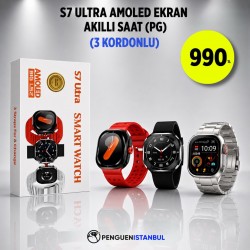 S7 ULTRA AMOLED EKRAN AKILLI SAAT (PG)