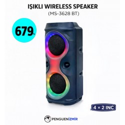 IŞIKLI WİRELESS SPEAKER (MS-3628 BT)