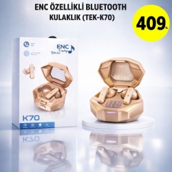 ENC ÖZELLİKLİ BLUETOOTH KULAKLIK (TEK- K70)