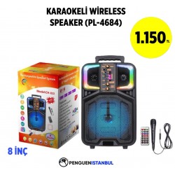 KARAOKELİ WİRELESS SPEAKER (PL-4684)