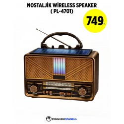 NOSTALJİK WİRELESS SPEAKER (PL-4701)