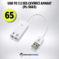 USB TO 7.2 SES ÇEVİRİCİ APARAT (PL-5663)