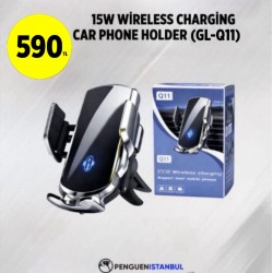 15W WİRELESS CHARGİNG CAR PHONE HOLDER (GL-Q11)