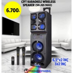 ÇİFT KARAOKELİ WİRELESS SPEAKER (ŞH-JQS 9602)
