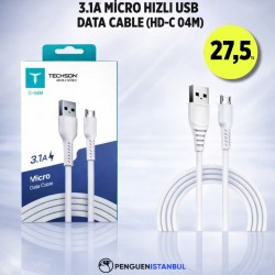 3.1A MİCRO HIZLI USB DATA CABLE (HD- C 04M)