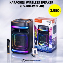 KARAOKELİ WİRELESS SPEAKER (HS-KOLAV M840)