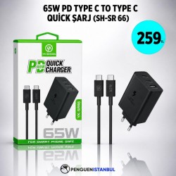 65W PD TYPE C TO TYPE C QUİCK ŞARJ (SH-SR 66)