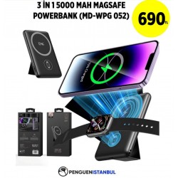 3 İN 1 1500 MAH MAGSAFE POWERBANK (MD-WPG 052)