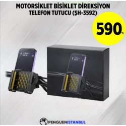 MOTORSİKLET BİSİKLET DİREKSİYON TELEFON TUTUCU (ŞH-3592)