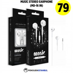 MUSİC STEREO EARPHONE (MD-İ6 IN)