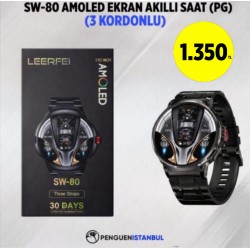 SW-80 AMOLED EKRAN AKILLI SAAT (PG)