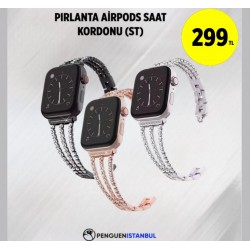 PIRLANTA AİRPODS SAAT KORDONU (ST)