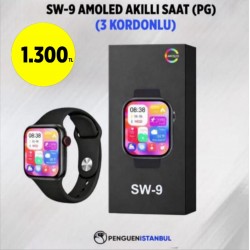 SW-9 AMOLED EKRAN AKILLI SAAT (PG)