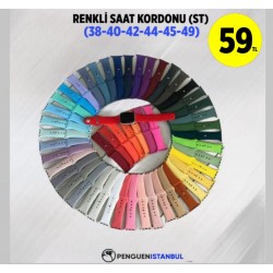 RENKLİ SAAT KORDONU (ST)
