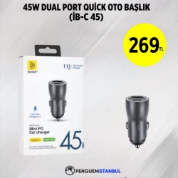 45W DUAL PORT QUİCK OTO BAŞLIK (İB-C 45)