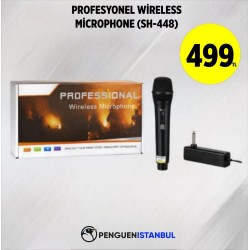 PROFESYONEL WİRELESS MİCROPHONE (SH-448)