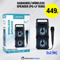 KARAOKELİ WİRELESS SPEAKER (PG-LF 1688)