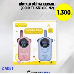 KİDTALK DİJİTAL EKRANLI ÇOCUK TELSİZİ (PG-M2)