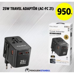 25W TRAVEL ADAPTÖR (AC-FC 21)