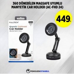 360 DÖNEBİLEN MAGSAFE UYUMLU MANYETİK CAR HOLDER (AC-FHD 24)