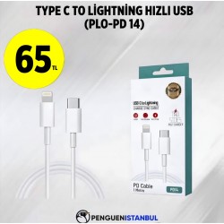 TYPE C TO LİGHTNİNG HIZLI USB (PLO-PD 14 )