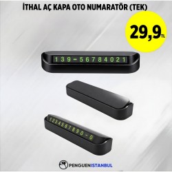 İTHAL AÇ KAPA OTO NUMARATÖR (TEK)