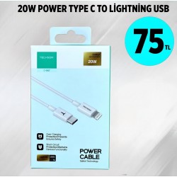 20W POWER TYPE C TO LİGHTNİNG USB 