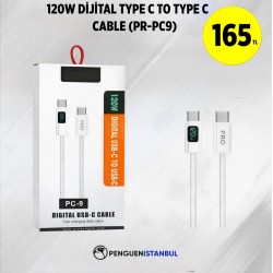 120W DİJİTAL TYPE C TO TYPE C CABLE (PR-PC9)