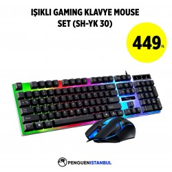 IŞIKLI GAMİNG KLAVYE MOUSE SET (SH-YK 30)
