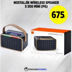NOSTALJİK WİRELESS SPEAKER S 300 MİNİ (PG)