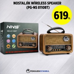 NOSTALJİK WİRELESS SPEAKER (PG-NS 8110BT)