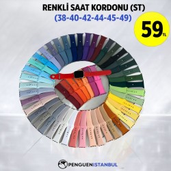 RENKLİ SAAT KORDONU (ST)