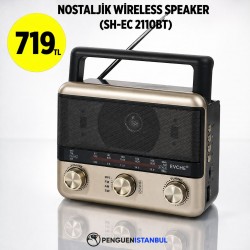 NOSTALJİK WİRELESS SPEAKER (SH-EC 2110BT)