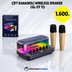 ÇİFT KARAOKELİ WİRELESS SPEAKER (GL-SY 11)