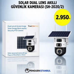 SOLAR DUAL LENS AKILLI GÜVENLİK KAMERASI (SH-2020/2)