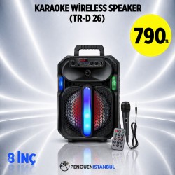 KARAOKELİ WİRELESS SPEAKER (TR-D 26)