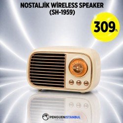 NOSTALJİK WİRELESS SPEAKER (ŞH-1959)