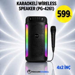 KARAOKELİ WİRELESS SPEAKER (PG-4261)