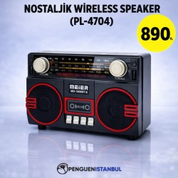 NOSTALJİK WİRELESS SPEAKER (PL-4704)