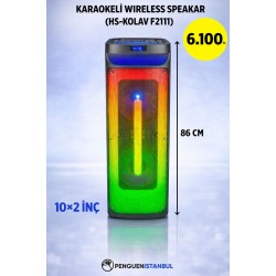 KARAOKELİ WİRELESS SPEAKER (HS-KOLAV F2111)